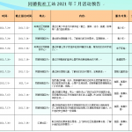 同德街社工服务站2021年7月份活动预告