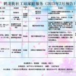 鹤龙街社工服务站2022年7月活动预告