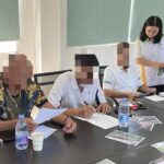港湾街禁毒办开展“方寸明信片，满载港湾情”社区活动